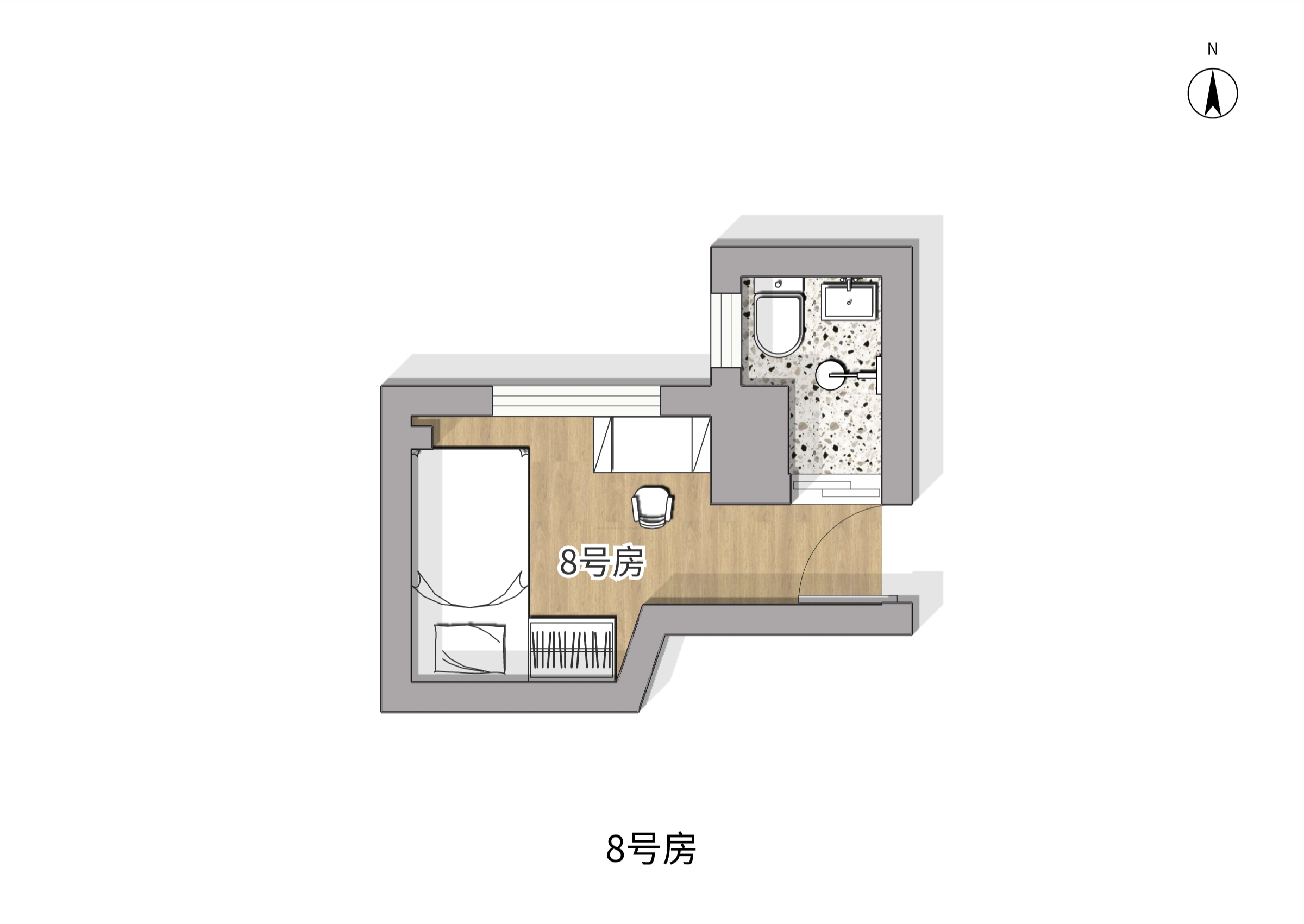 8号房 户型图
